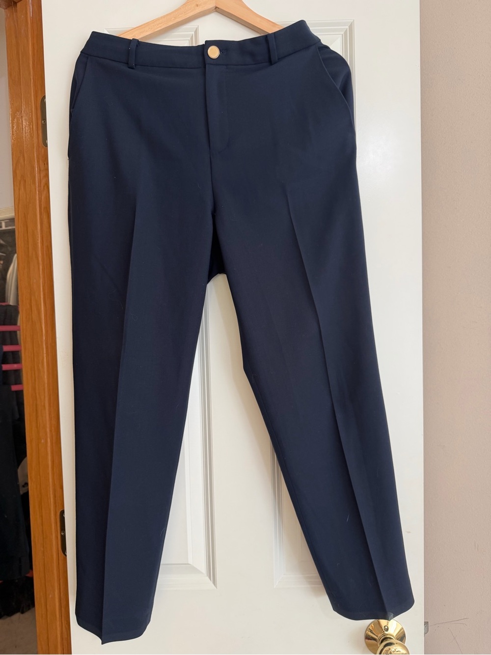 Club Monaco Navy Tailored Trousers